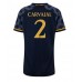 Real Madrid Daniel Carvajal #2 Voetbalkleding Uitshirt Dames 2023-24 Korte Mouwen